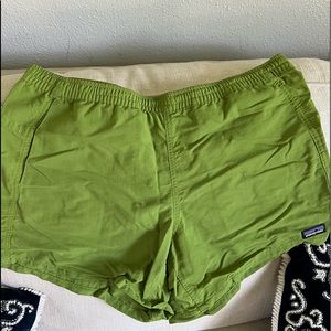 Patagonia green shorts